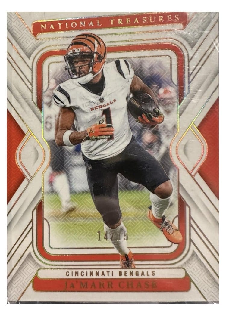 2024 Panini National Treasures Base Set Ja'Marr Chase #21 card