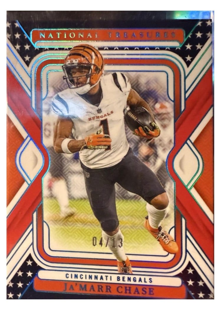 2024 Panini National Treasures Base Set Ja'Marr Chase #21 card
