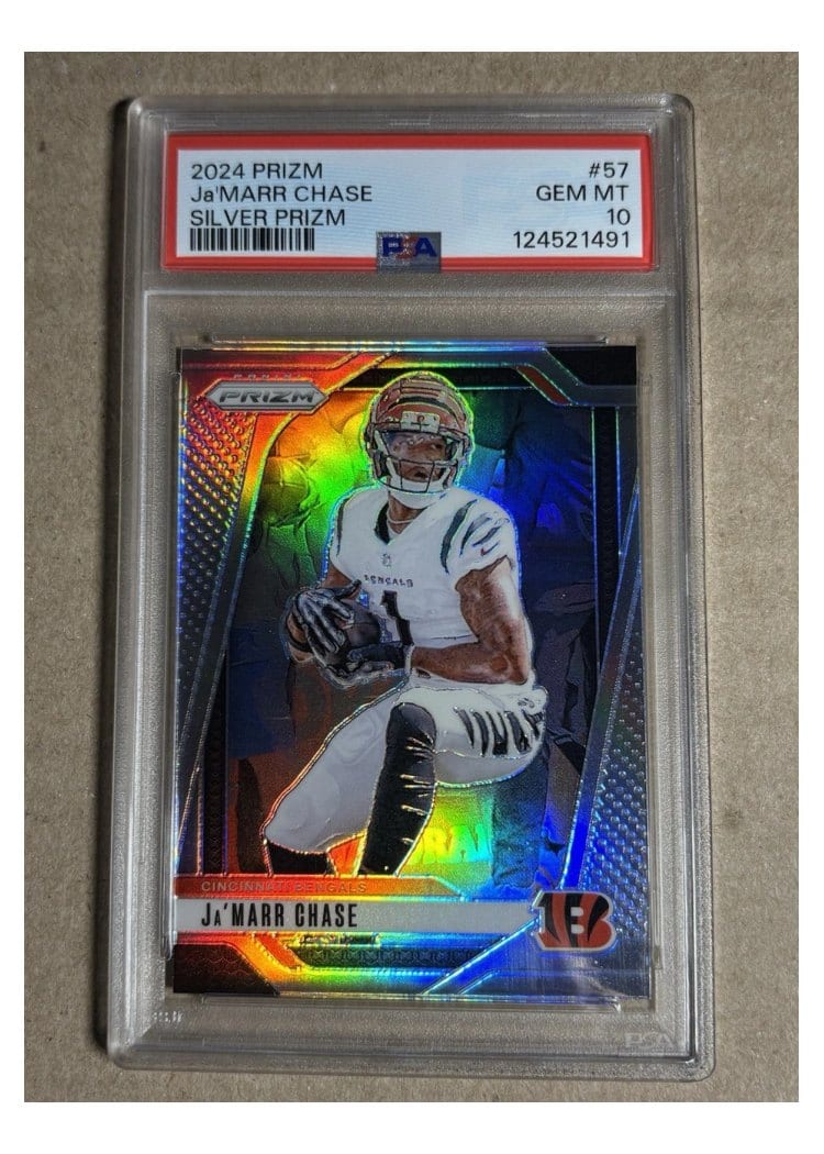 2024 Panini Prizm Base Set Ja'Marr Chase #57 card