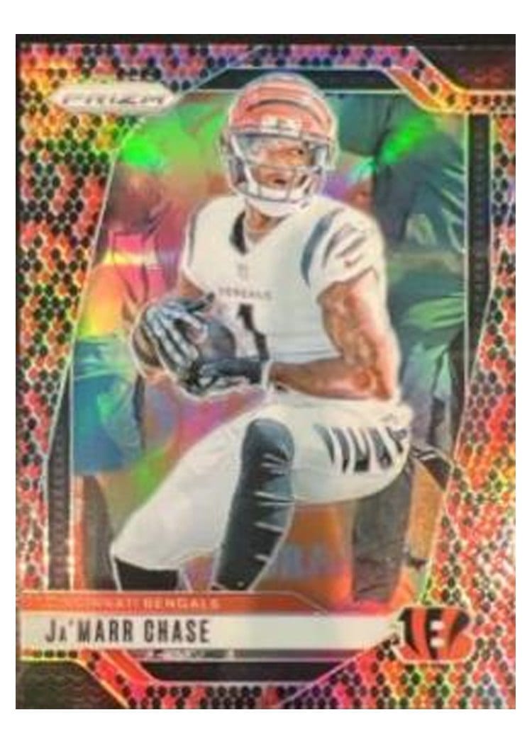 2024 Panini Prizm Base Set Ja'Marr Chase Snakeskin #57 card
