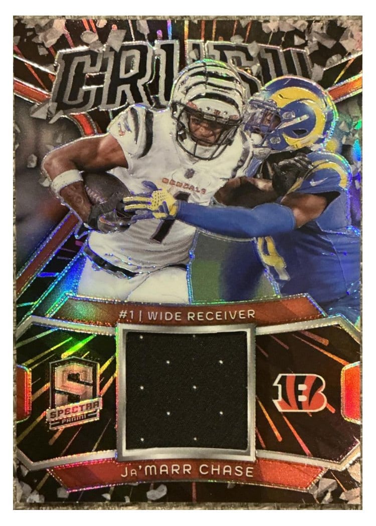 2024 Panini Spectra Crush Relics Ja'Marr Chase #CRU-JCE card