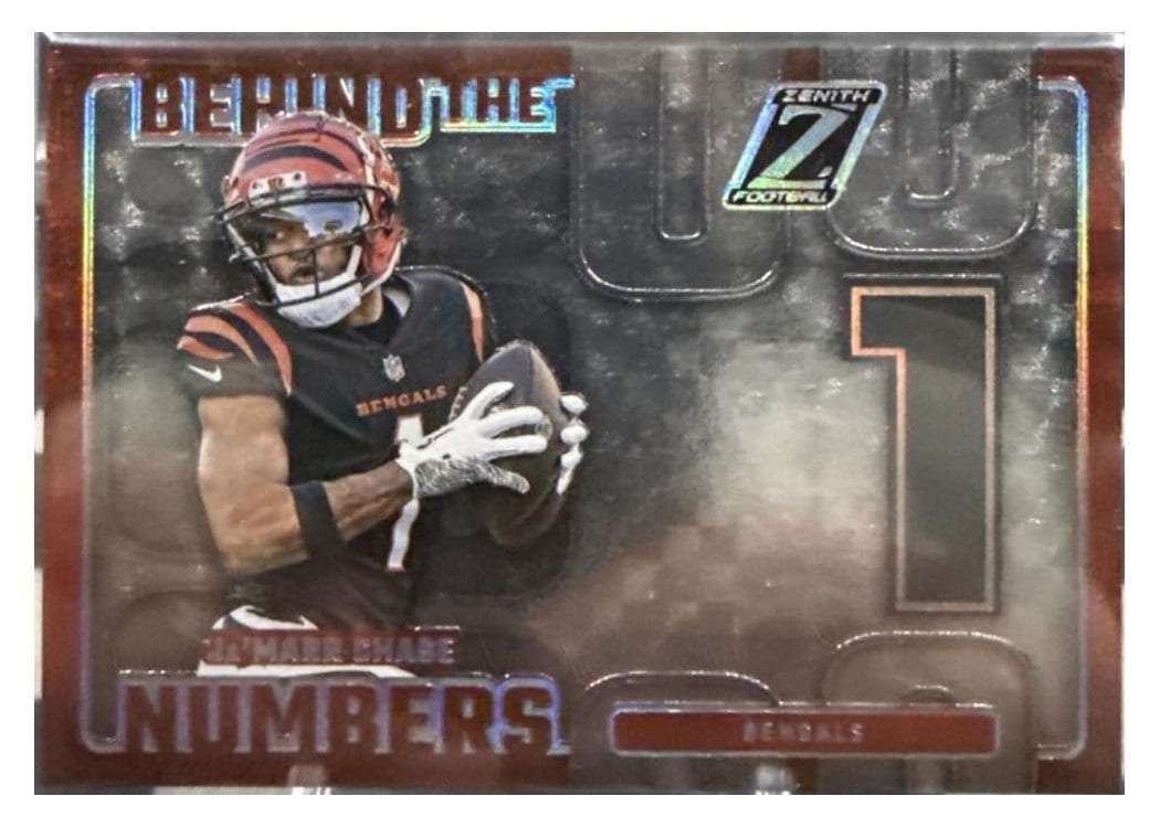 2024 Panini Zenith Behind The Numbers Ja'Marr Chase #20 card