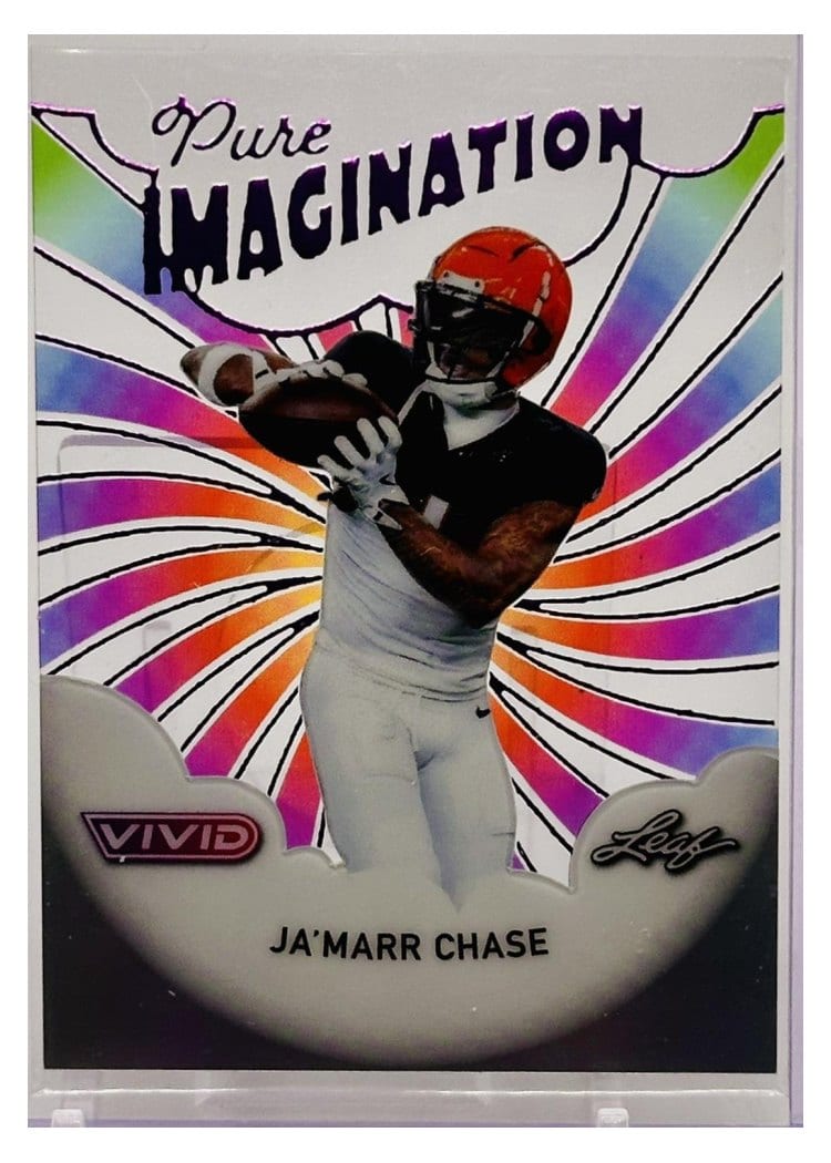 2025 Leaf Vivid Pure Imagination Ja’Marr Chase #PB-20 card