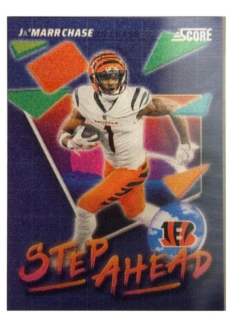 2025 Score Step Ahead Ja’Marr Chase #15 card