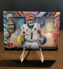 2025 Topps Cosmic Chrome Planetarium Ja'Marr Chase #PL-18 card