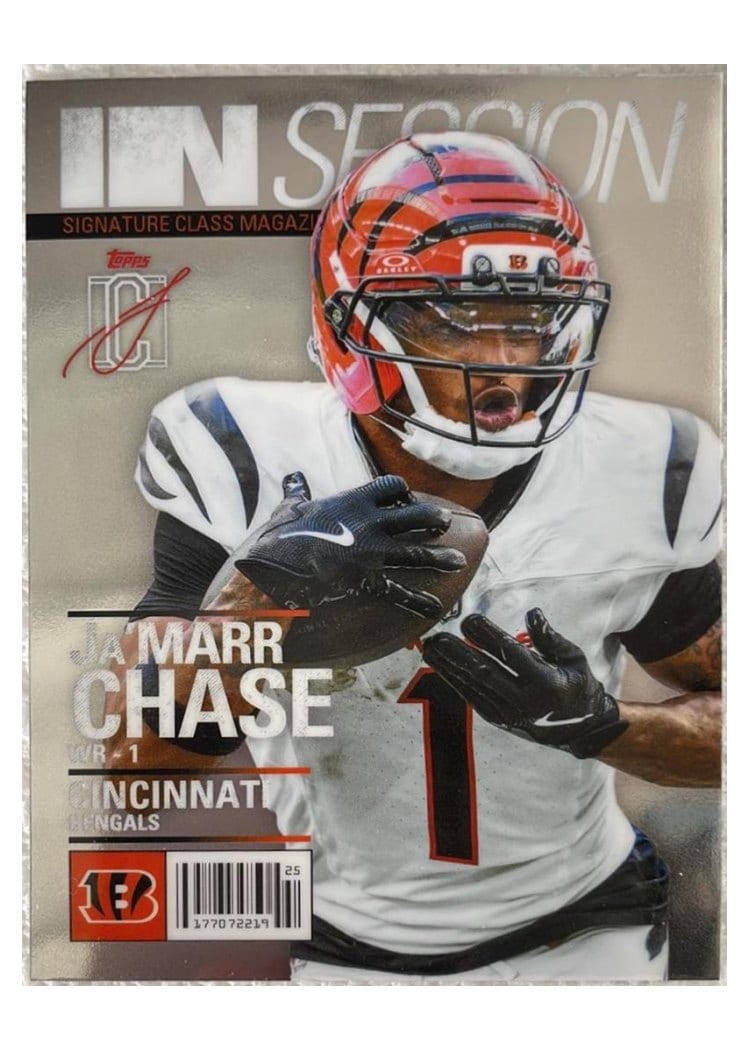 2025 Topps Signature Class In Session Ja'Marr Chase #IS-5 card
