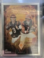 2024 Panini Phoenix Treasured Tandems Ja'Marr Chase / Joe Burrow #TT-CIN card