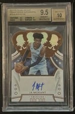 2019 Panini Crown Royale Rookie Autographs Ja Morant #CR-JMT card