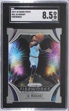 2019 Panini Prizm Fireworks JA Morant #28 card