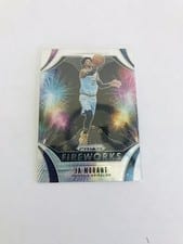 2019 Panini Prizm Fireworks JA Morant Hyper Prizm #28 card