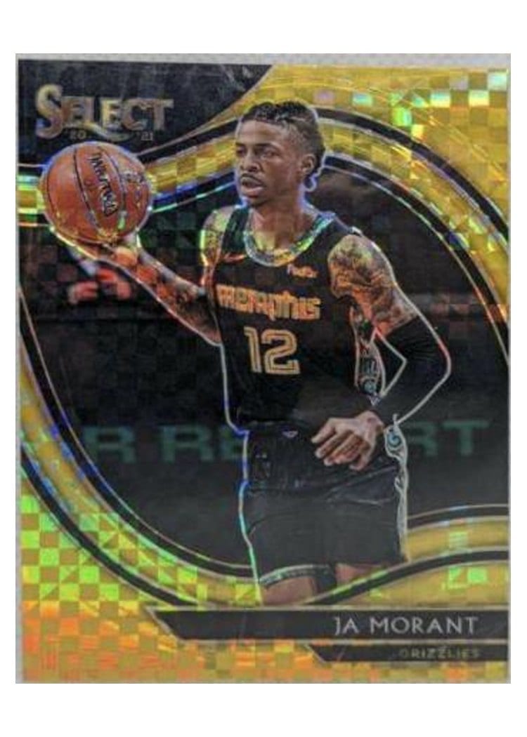2020-21 Panini Select Base Set Ja Morant #255 card