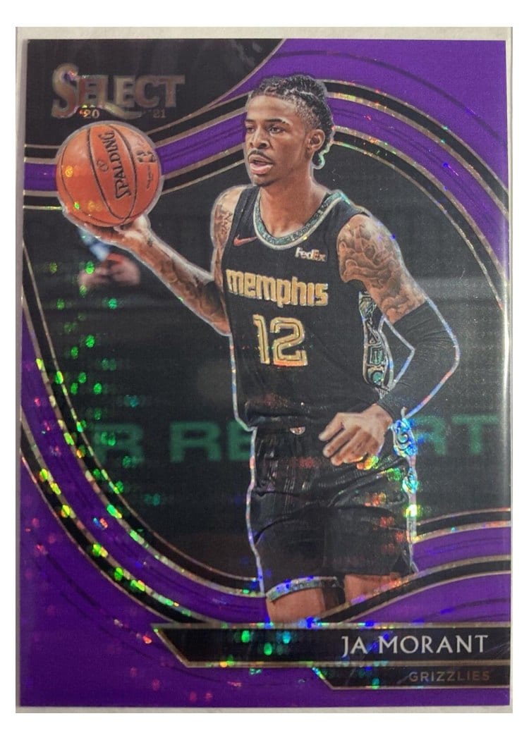 2020-21 Panini Select Base Set Ja Morant #255 card