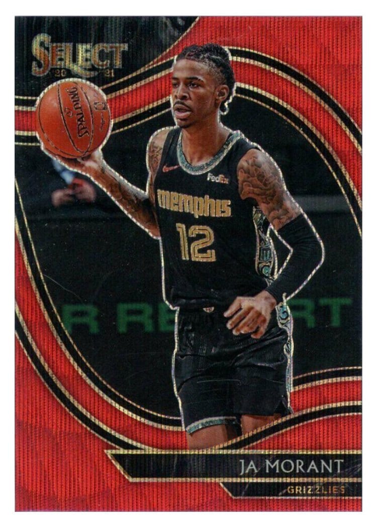 2020-21 Panini Select Base Set Ja Morant #255 card