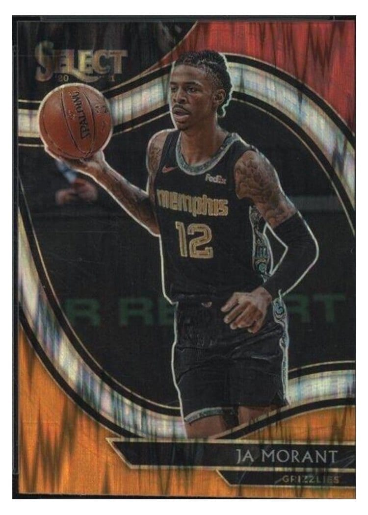 2020-21 Panini Select Base Set Ja Morant #255 card