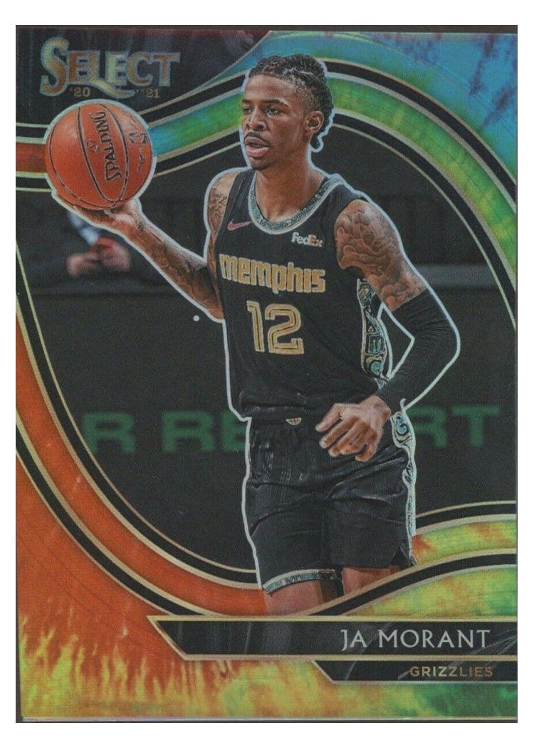 2020-21 Panini Select Base Set Ja Morant #255 card