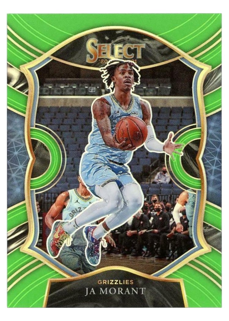 2020-21 Panini Select Base Set Ja Morant #60 card