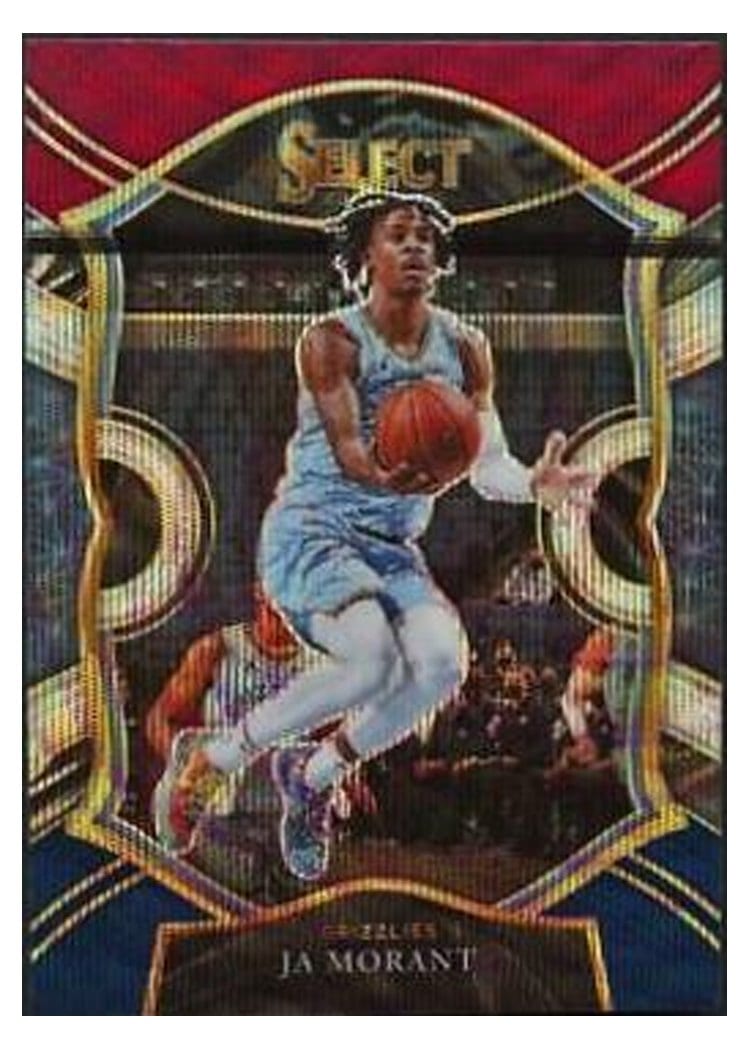 2020-21 Panini Select Base Set Ja Morant Tri Color Prizm #60 card