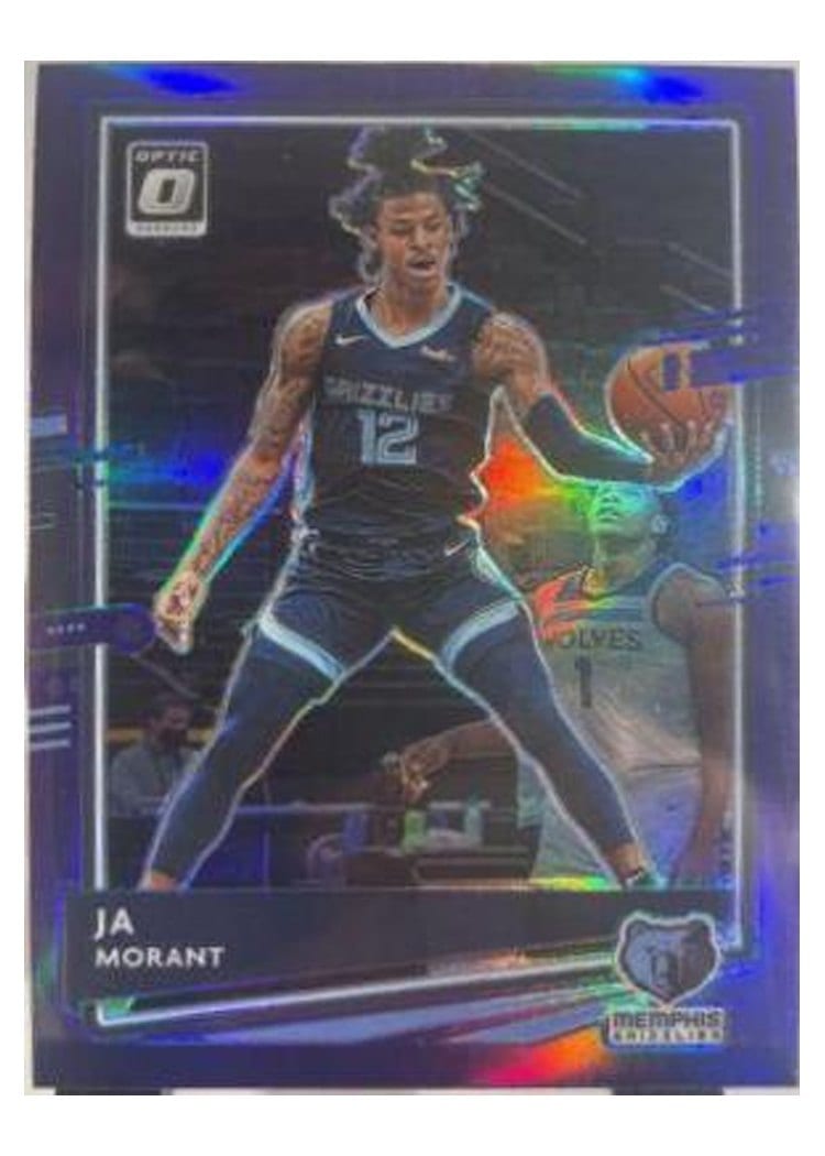 2020 Panini Donruss Optic Ja Morant Purple #117 card