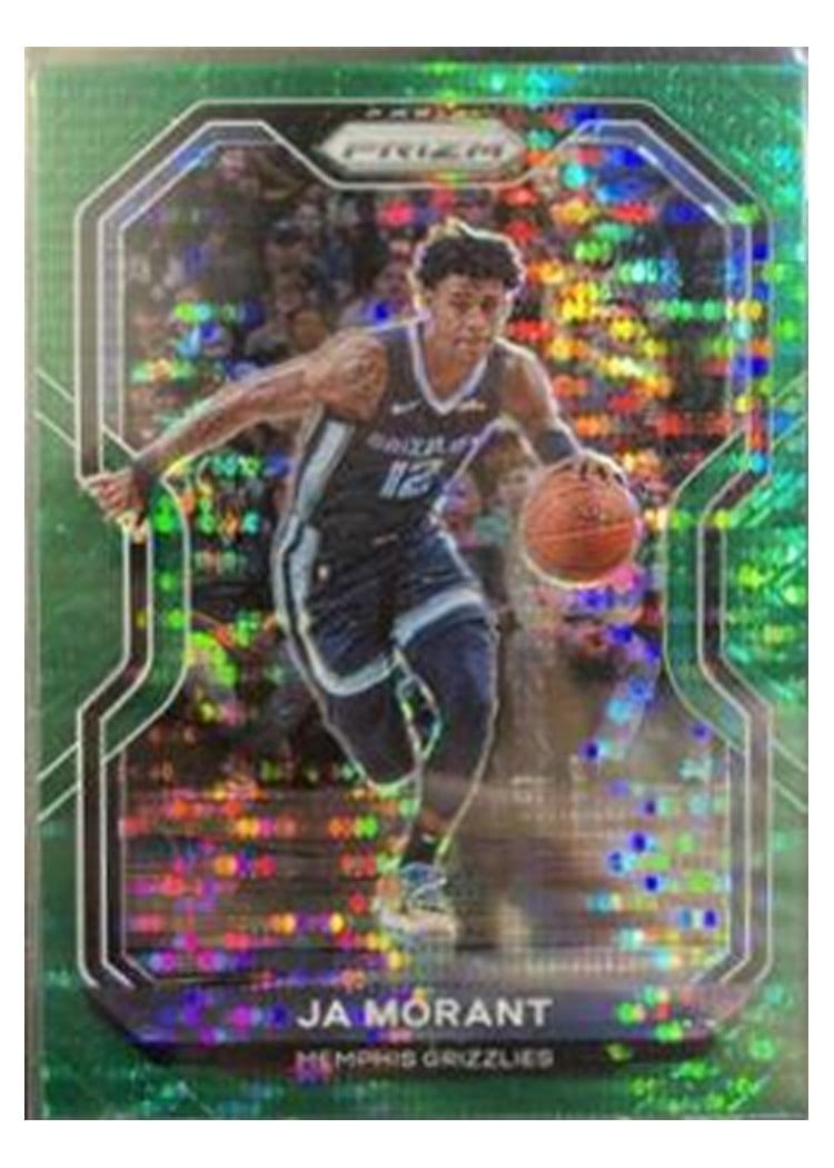 2020 Panini Prizm Ja Morant Green Pulsar Prizm #115 card