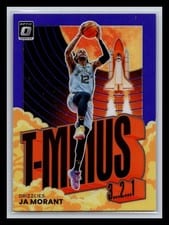 2021 Panini Donruss Optic T Minus 3 2 1 Ja Morant Holo #10 card