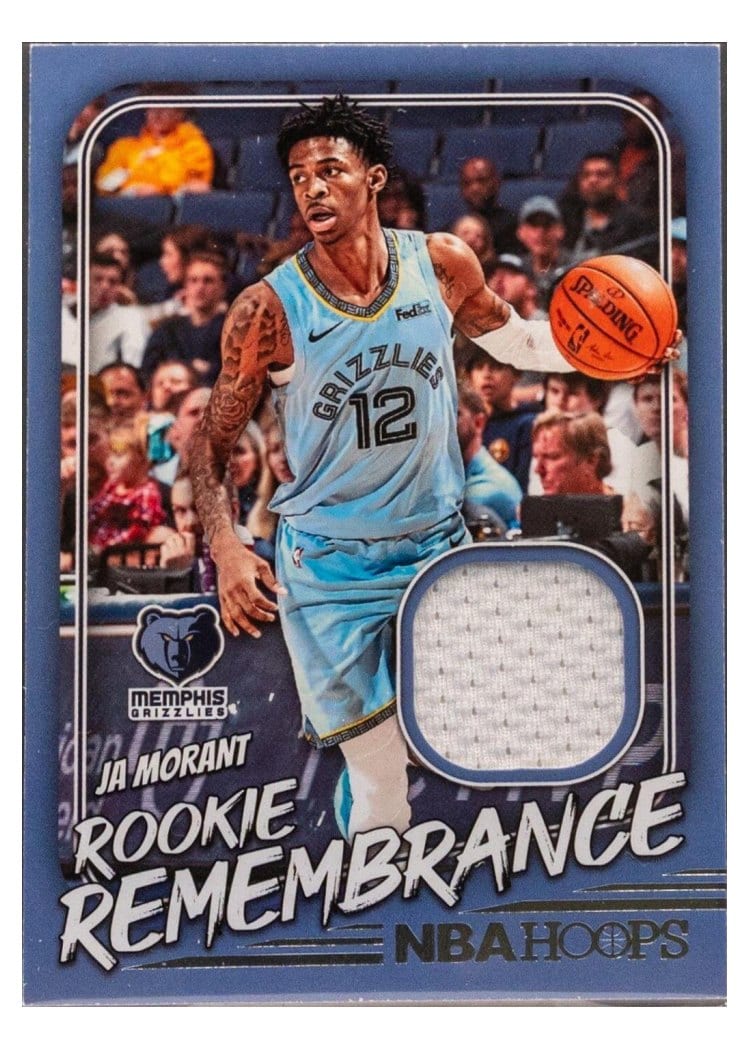 2022-23 Hoops Winter Rookie Remembrance Ja Morant #RR-JMM card