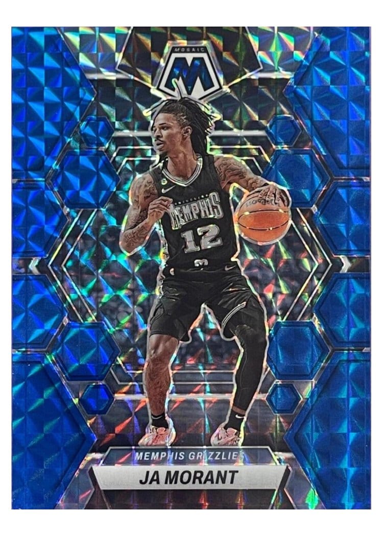 2022-23 Panini Mosaic Base Set Ja Morant #82 card