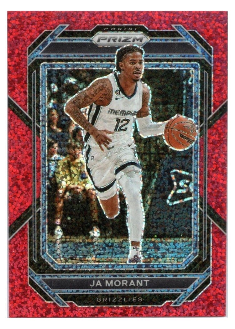 2022-23 Panini Prizm Base Set Ja Morant #200 card