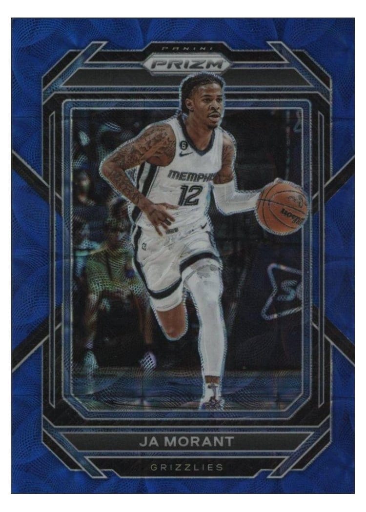 2022-23 Panini Prizm Base Set Ja Morant #200 card