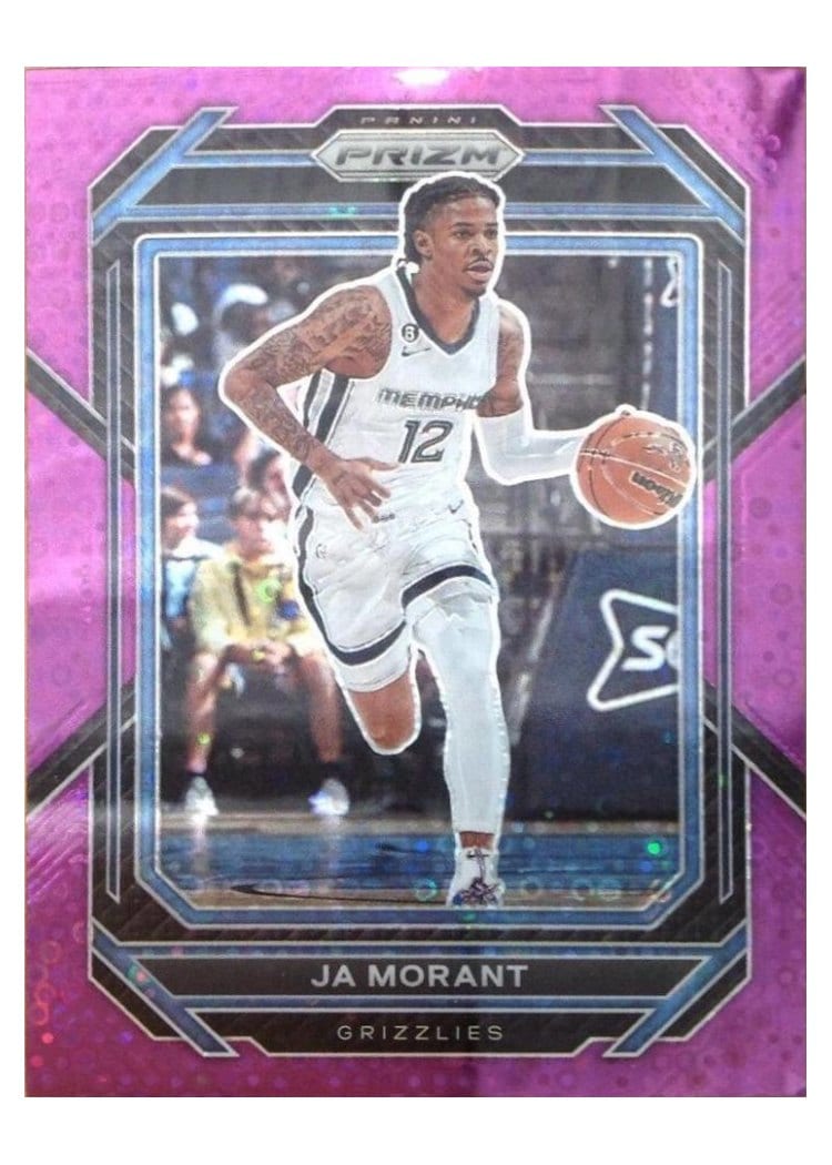 2022-23 Panini Prizm Base Set Ja Morant #200 card