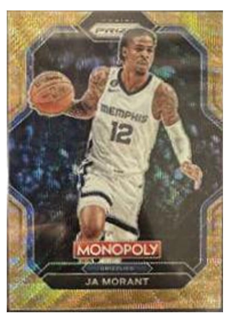 2022-23 Panini Prizm Base Set Ja Morant #200 card