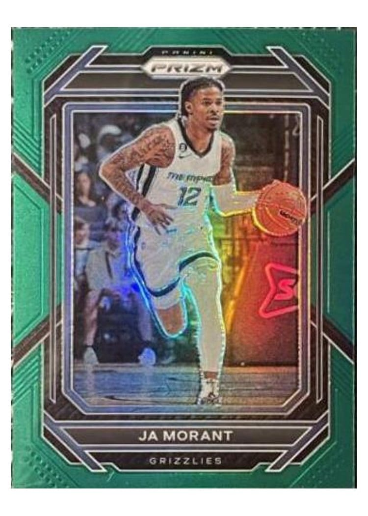 2022-23 Panini Prizm Base Set Ja Morant #200 card