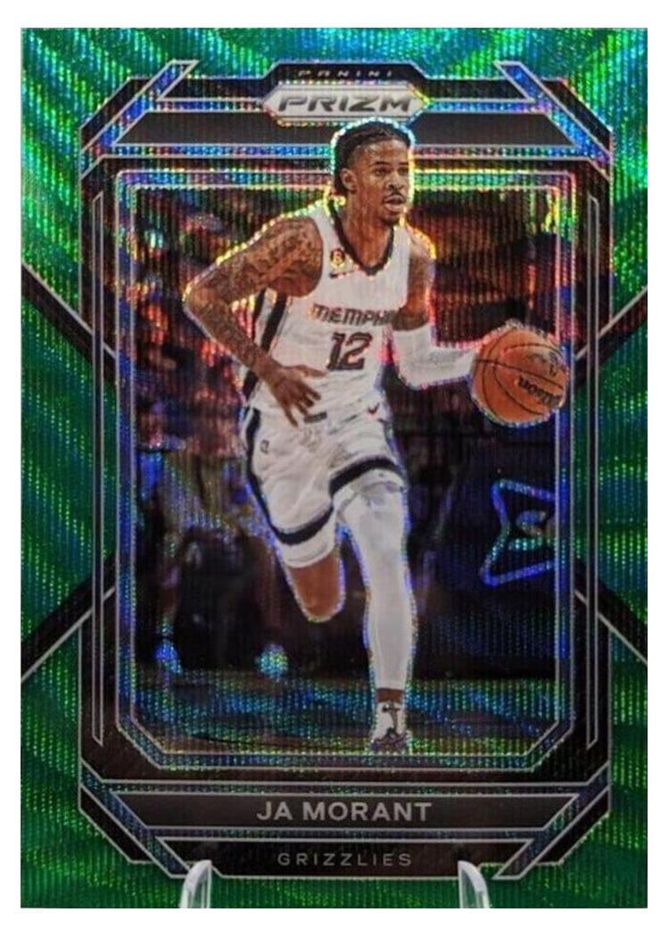 2022-23 Panini Prizm Base Set Ja Morant #200 card
