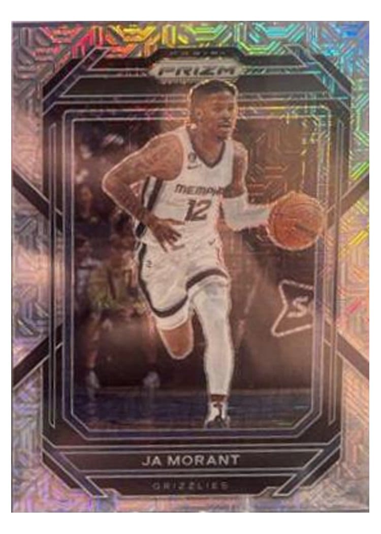 2022-23 Panini Prizm Base Set Ja Morant #200 card