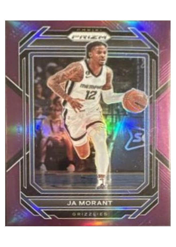 2022-23 Panini Prizm Base Set Ja Morant #200 card