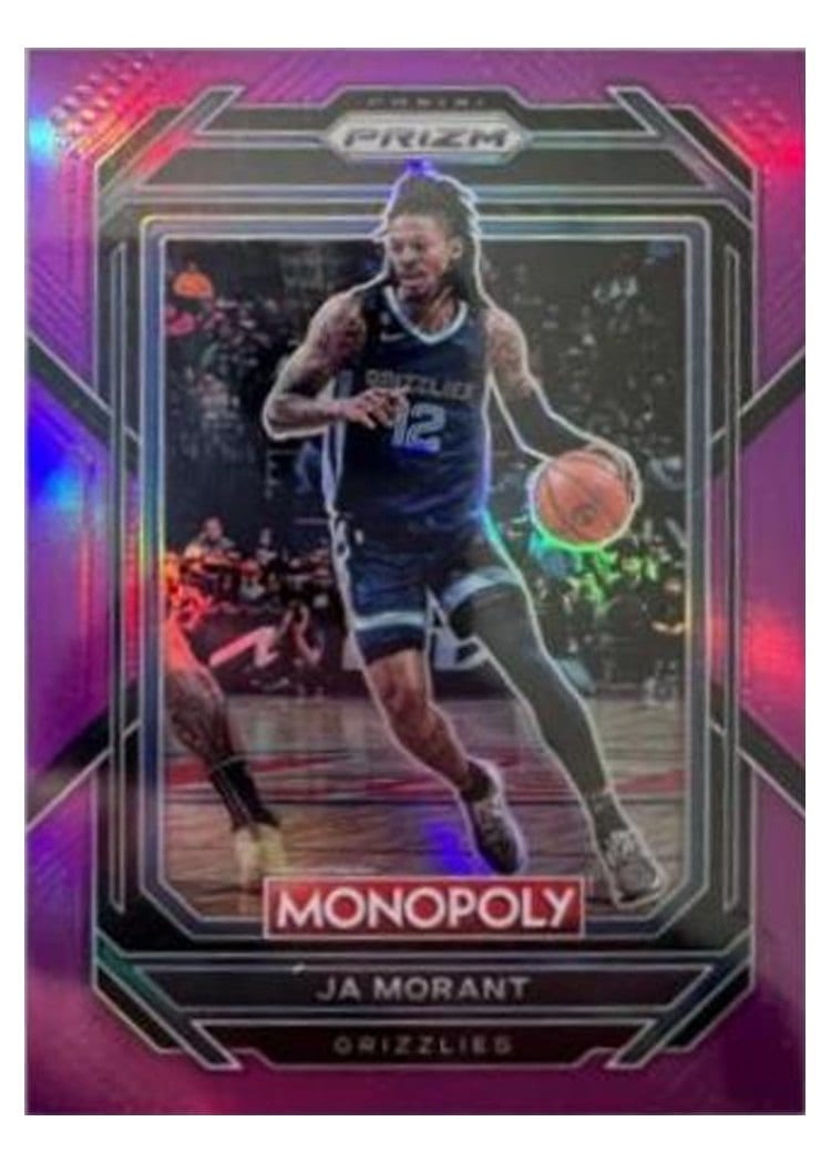 2022-23 Panini Prizm Base Set Ja Morant #200 card