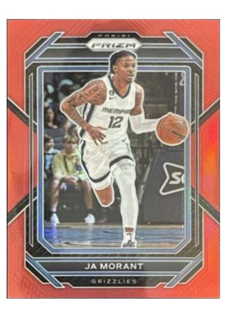 2022-23 Panini Prizm Base Set Ja Morant #200 card