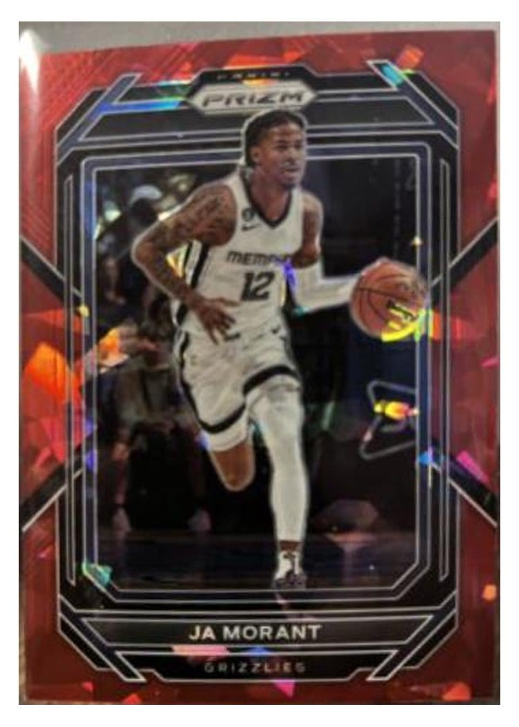2022-23 Panini Prizm Base Set Ja Morant #200 card