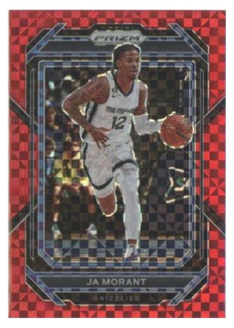 2022-23 Panini Prizm Base Set Ja Morant #200 card