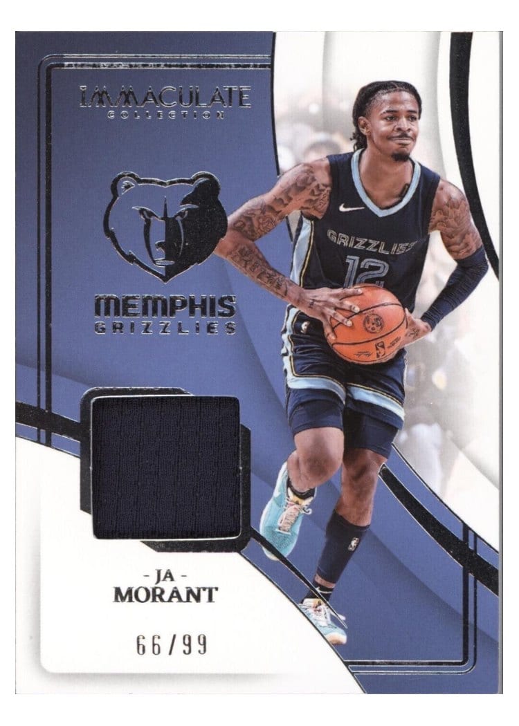 2023-24 Panini Immaculate Collection Materials Ja Morant #13 card
