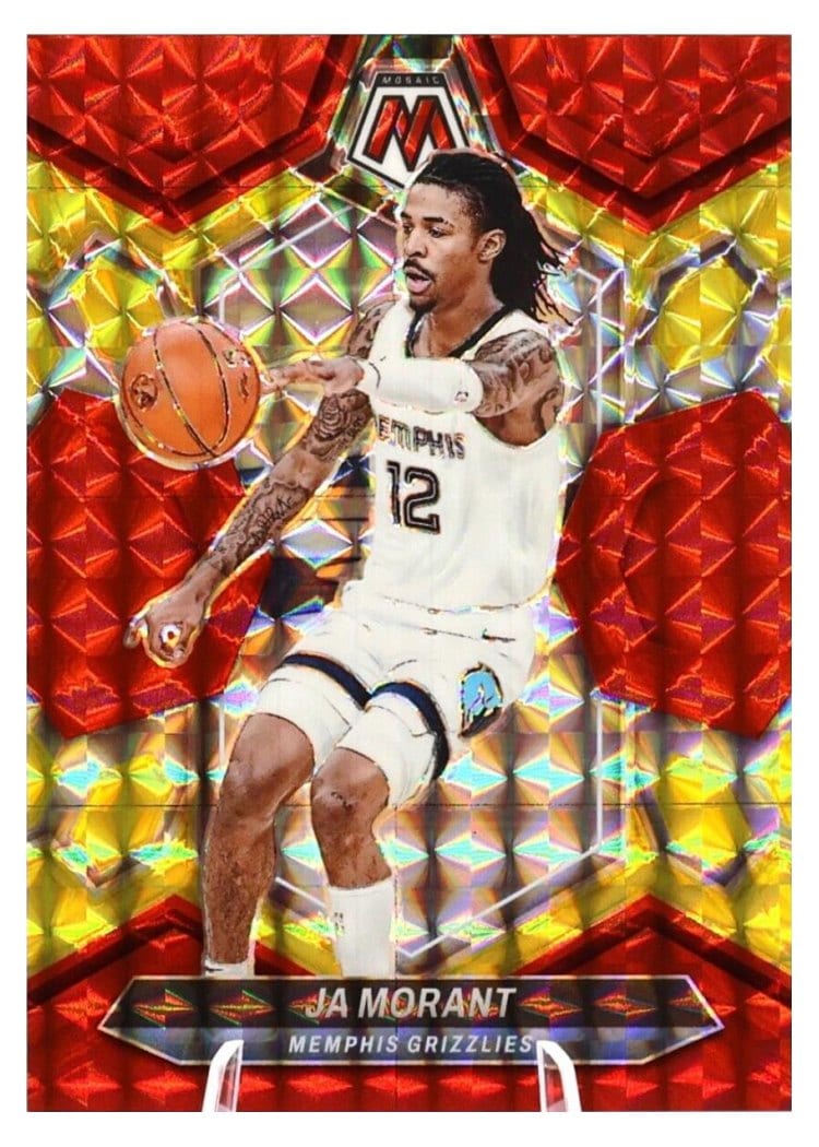 2023-24 Panini Mosaic Base Set Ja Morant #127 card