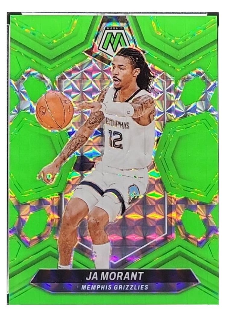 2023-24 Panini Mosaic Base Set Ja Morant #127 card
