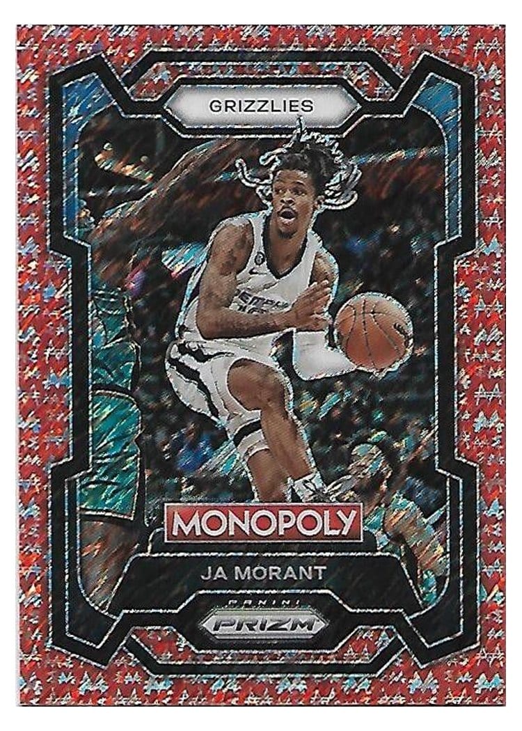 2023-24 Panini Prizm Monopoly Base Set Ja Morant #44 card