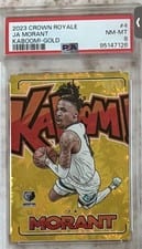 2023 Panini Crown Royale Kaboom Ja Morant #4 card