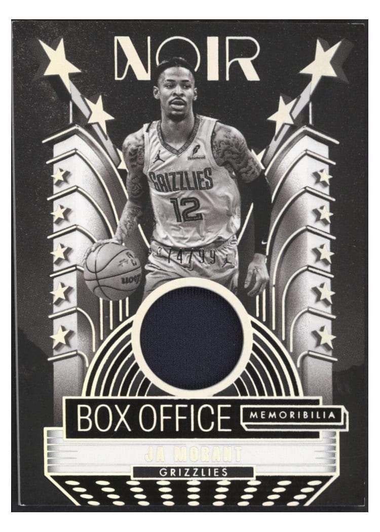 2024-25 Panini Noir Box Office Memorabilia Set Ja Morant #23