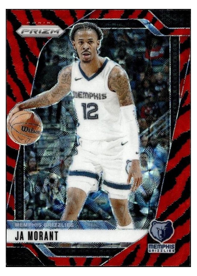 2024-25 Panini Prizm Base Set Ja Morant #64 card