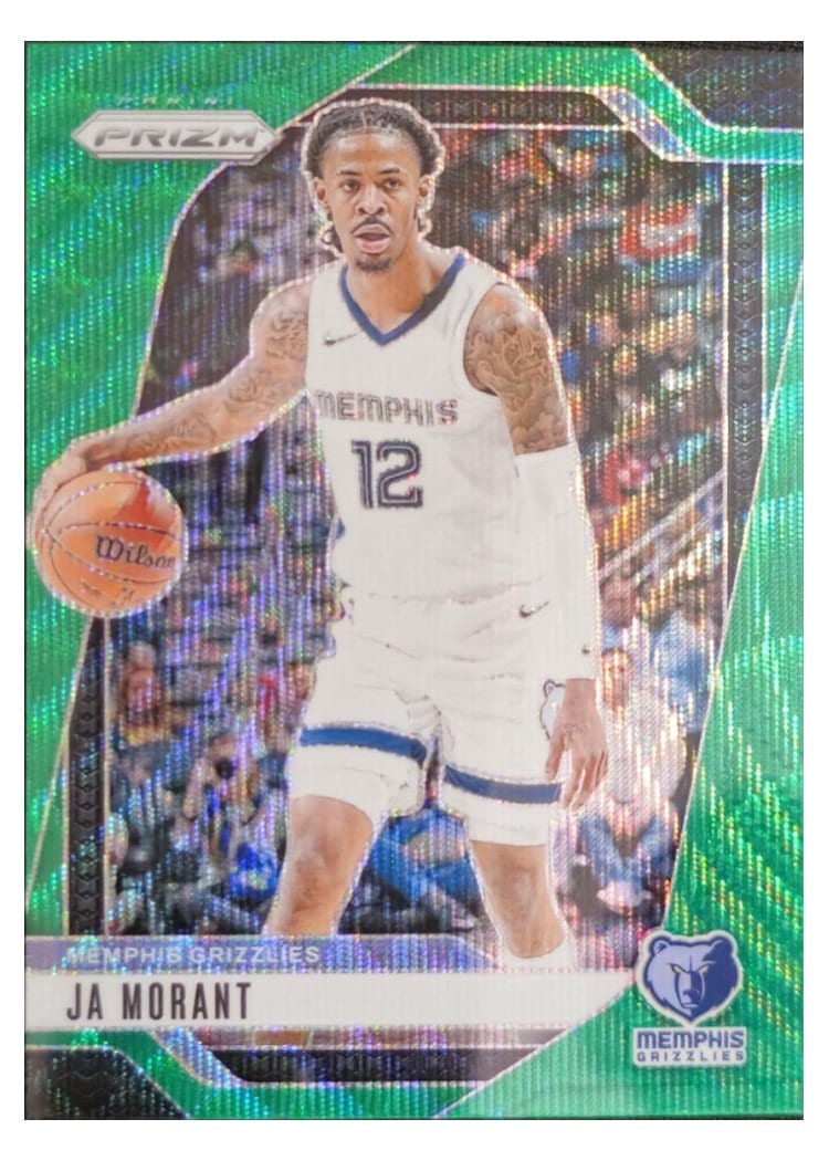 2024-25 Panini Prizm Base Set Ja Morant #64 card