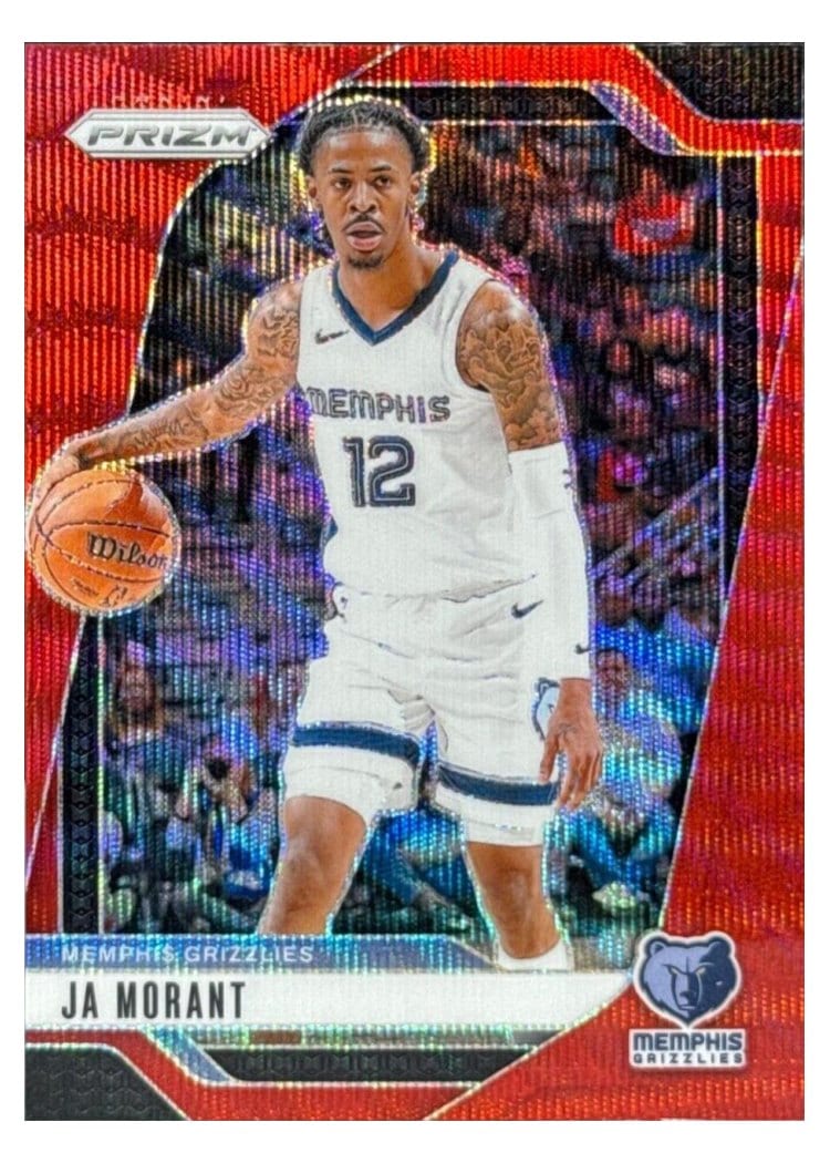 2024-25 Panini Prizm Base Set Ja Morant #64 card