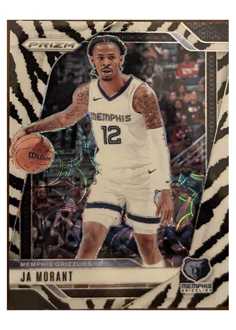 2024-25 Panini Prizm Base Set Ja Morant #64 card