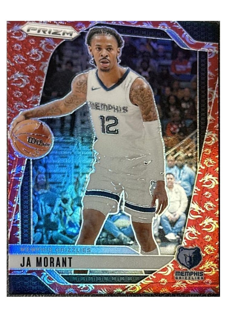 2024-25 Panini Prizm Base Set Ja Morant #64 card