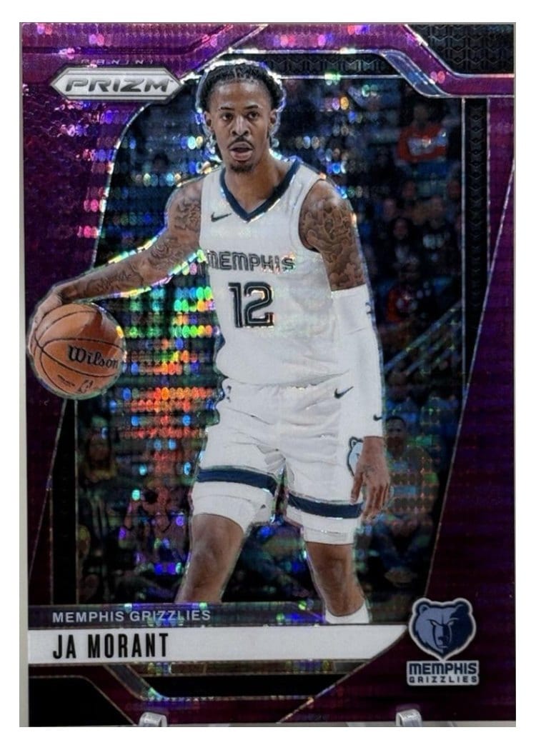 2024-25 Panini Prizm Base Set Ja Morant #64 card